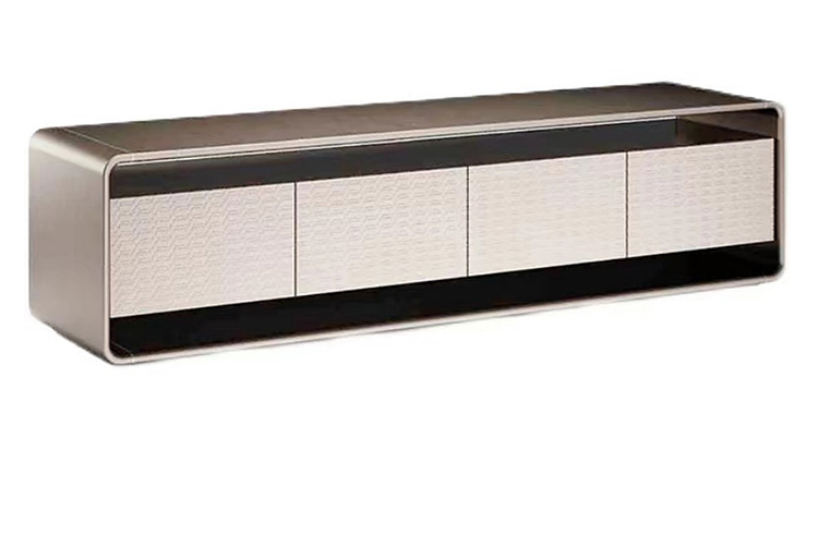 BUNISE Italian TV Cabinet Stainless Steel Floor Cabinet BG1208 产品图片