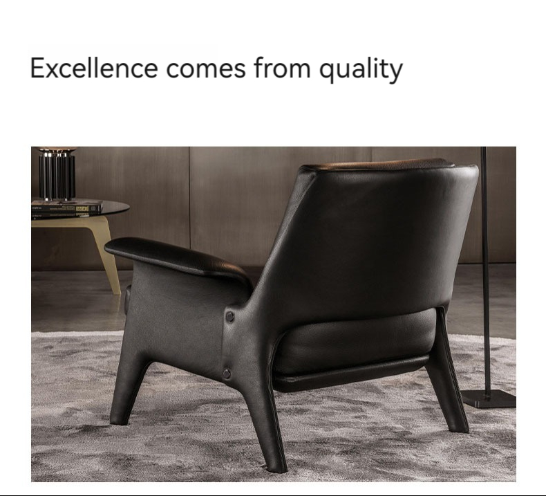 BUNISE Creative Genuine Leather Single Recliner BUSC0970 产品图片