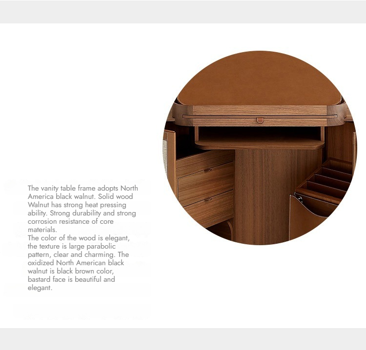 BUNISE ITALY Hermes Folding Filing Cabinet LeatherJewelry Cabinet BG1218 产品图片