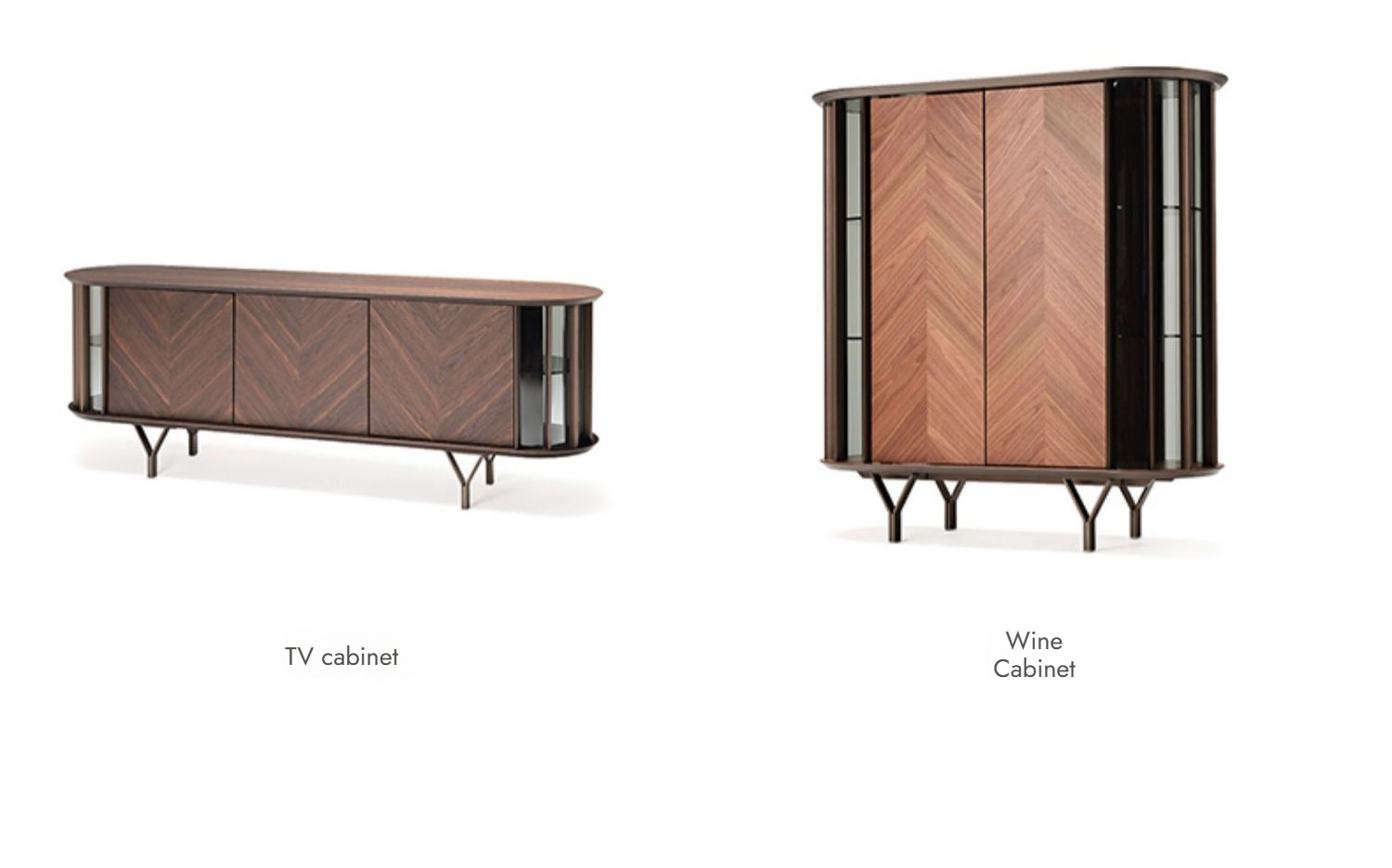 BUNISE Italian Solid Wood TV Stand Dining Cabinet BG1220 产品图片