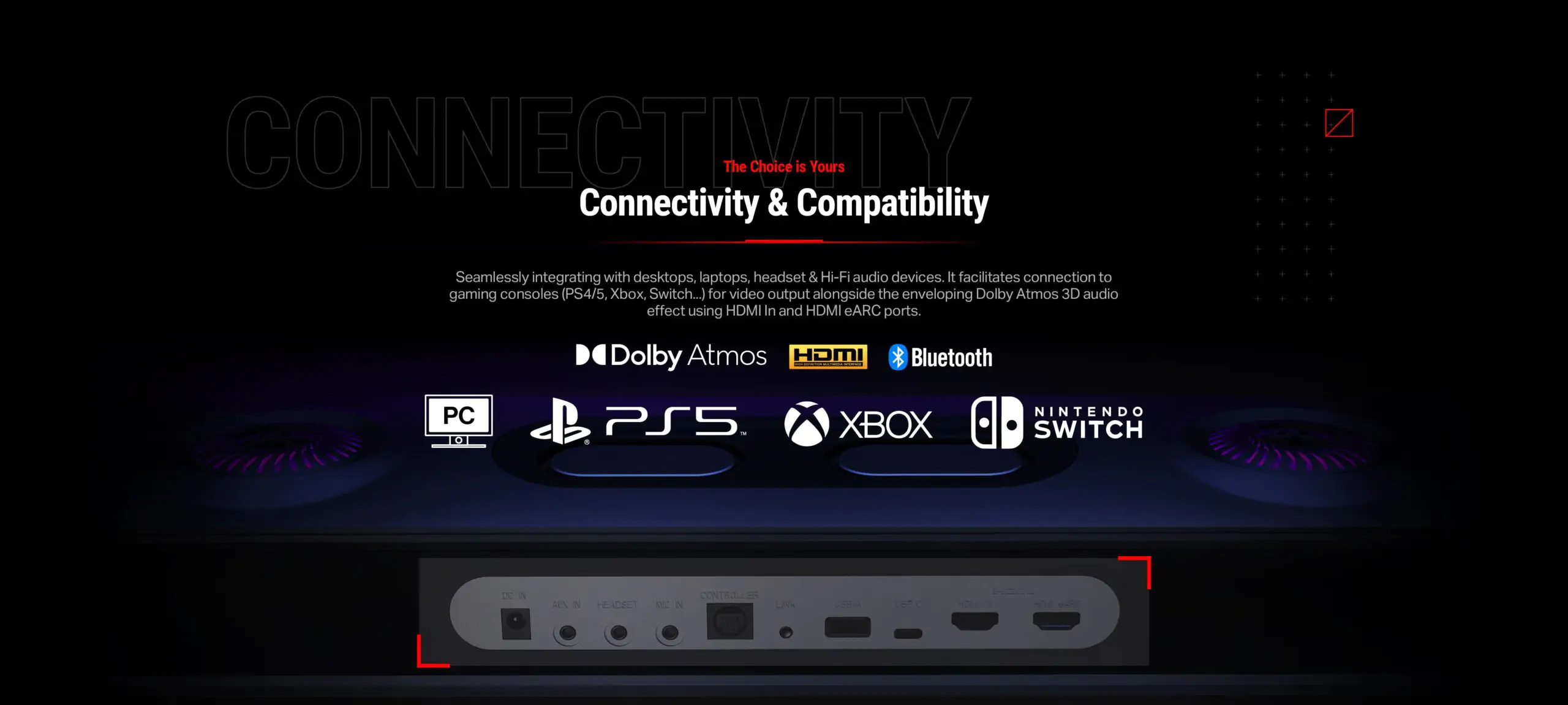 OXS Thunder Pro+ True Dolby Atmos® 7.1.2ch Gaming Sound System 产品图片