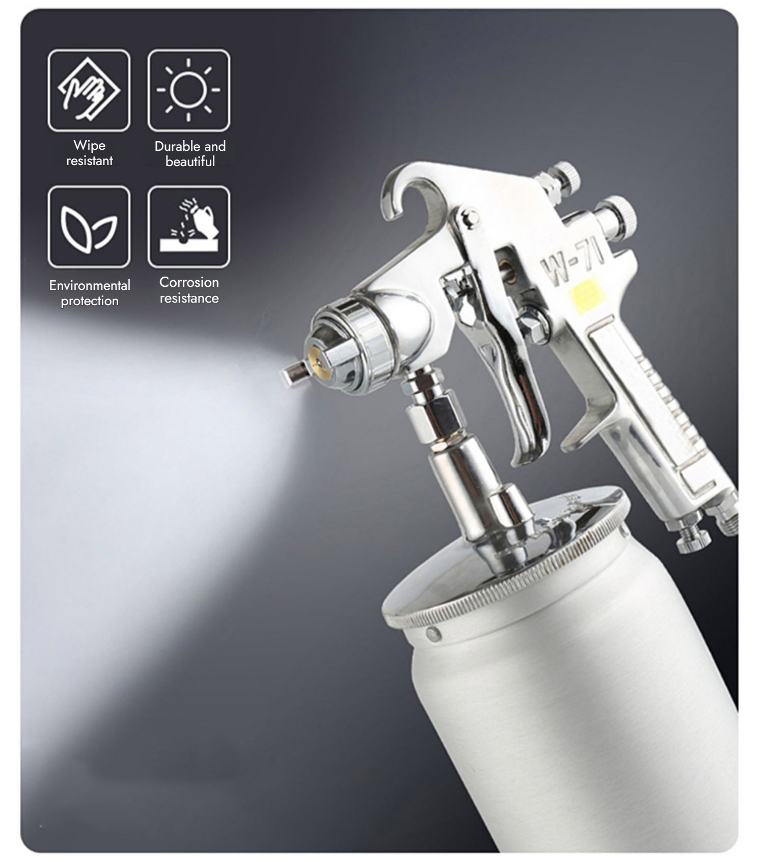 BUNISE Italian Mobile Pantry Cabinet with Wheels Sideboard BG1216 产品图片