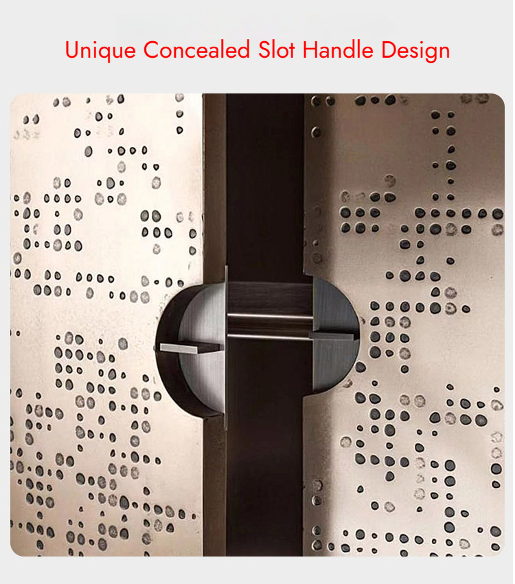 BUNISE Italian Stainless Steel Designer High End Storage Cabinet BG1223 产品图片