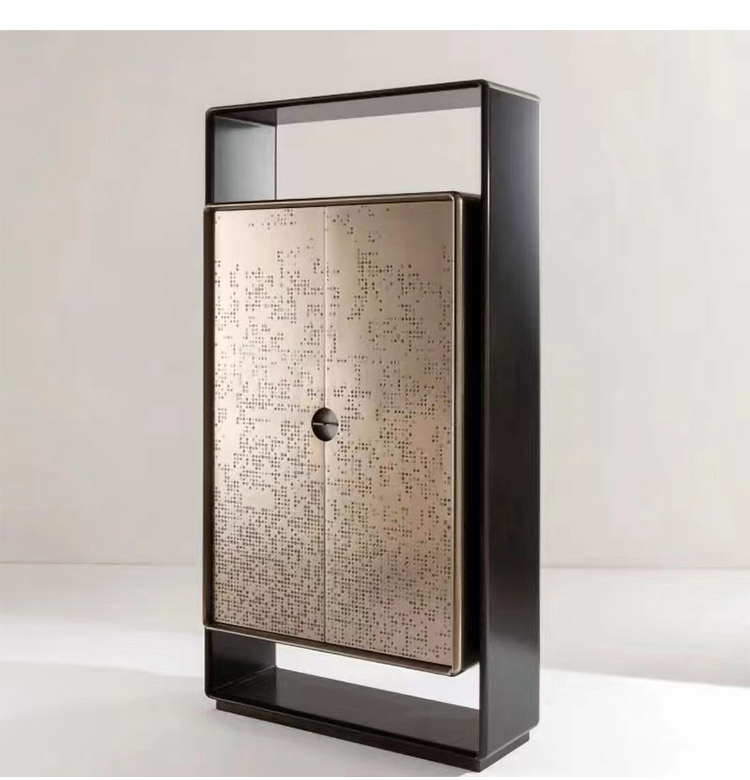 BUNISE Italian Stainless Steel Designer High End Storage Cabinet BG1223 产品图片