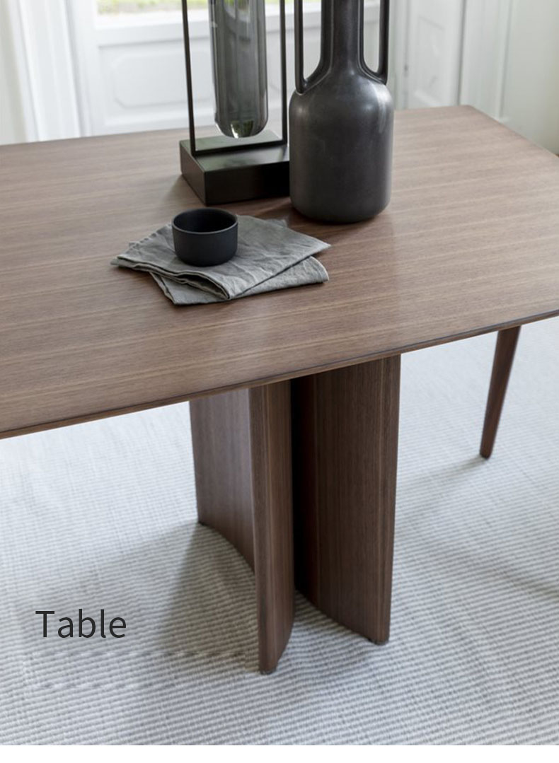 BUNISE Italian Solid Wood Dining Table BUD0904 产品图片