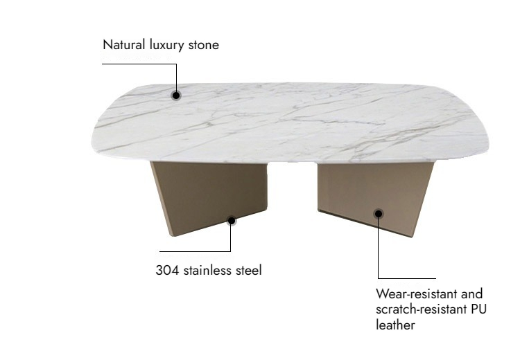 Bunise Square Marble Center Table Elite Edition 产品图片
