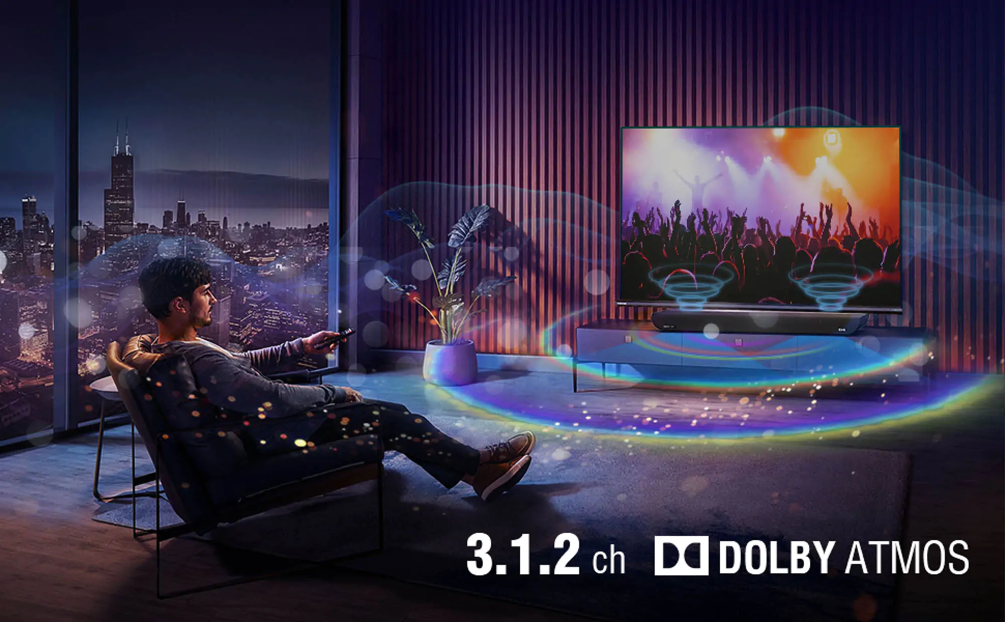 OXS S5 – Dolby Atmos® 3.1.2ch TV Soundbar 产品图片