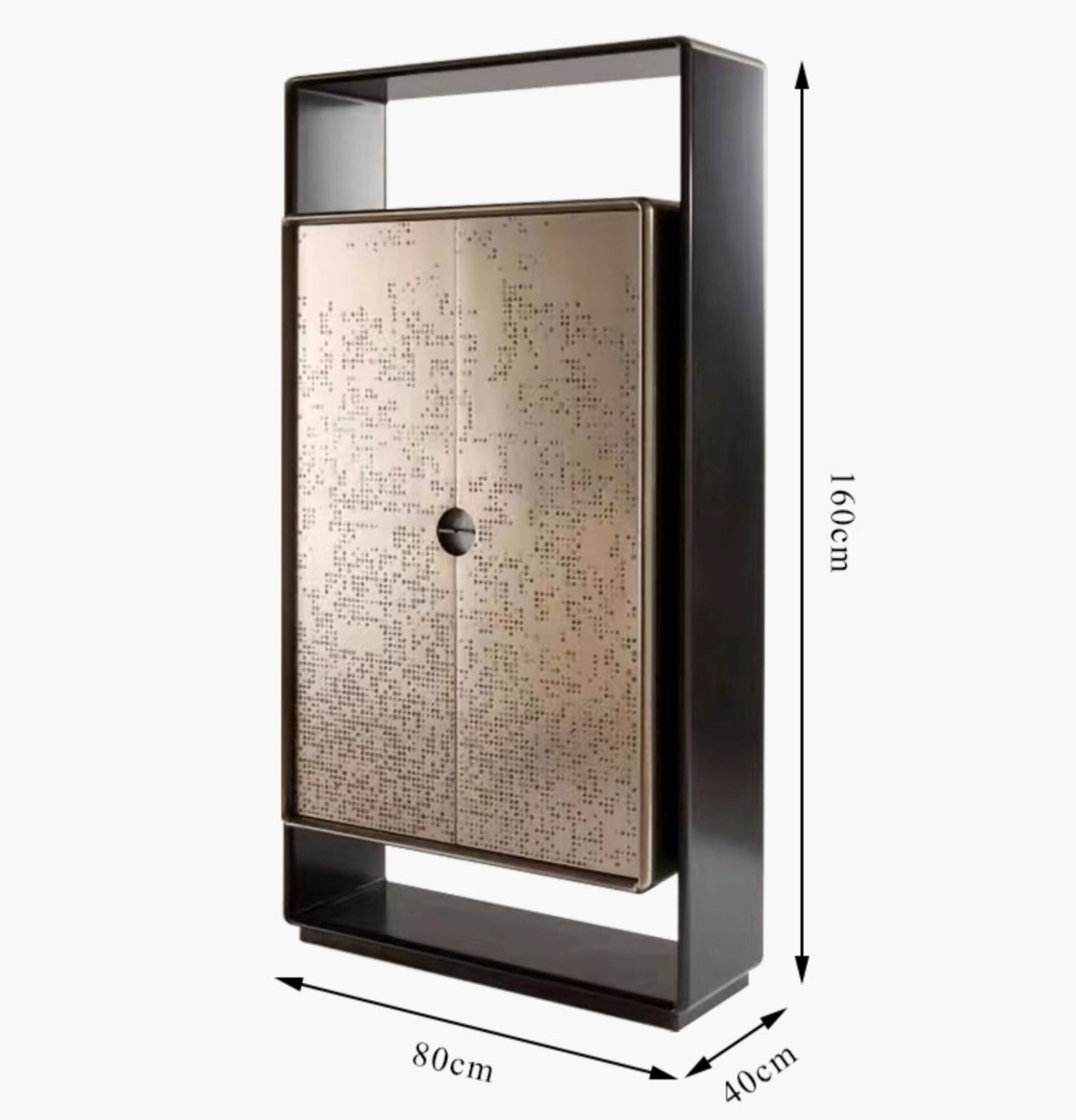 BUNISE Italian Stainless Steel Designer High End Storage Cabinet BG1223 产品图片