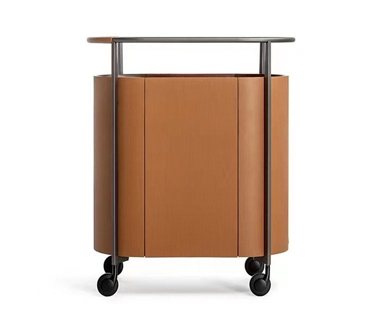 BUNISE Italian Mobile Pantry Cabinet with Wheels Sideboard BG1216 产品图片