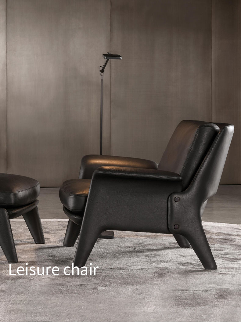 BUNISE Creative Genuine Leather Single Recliner BUSC0970 产品图片