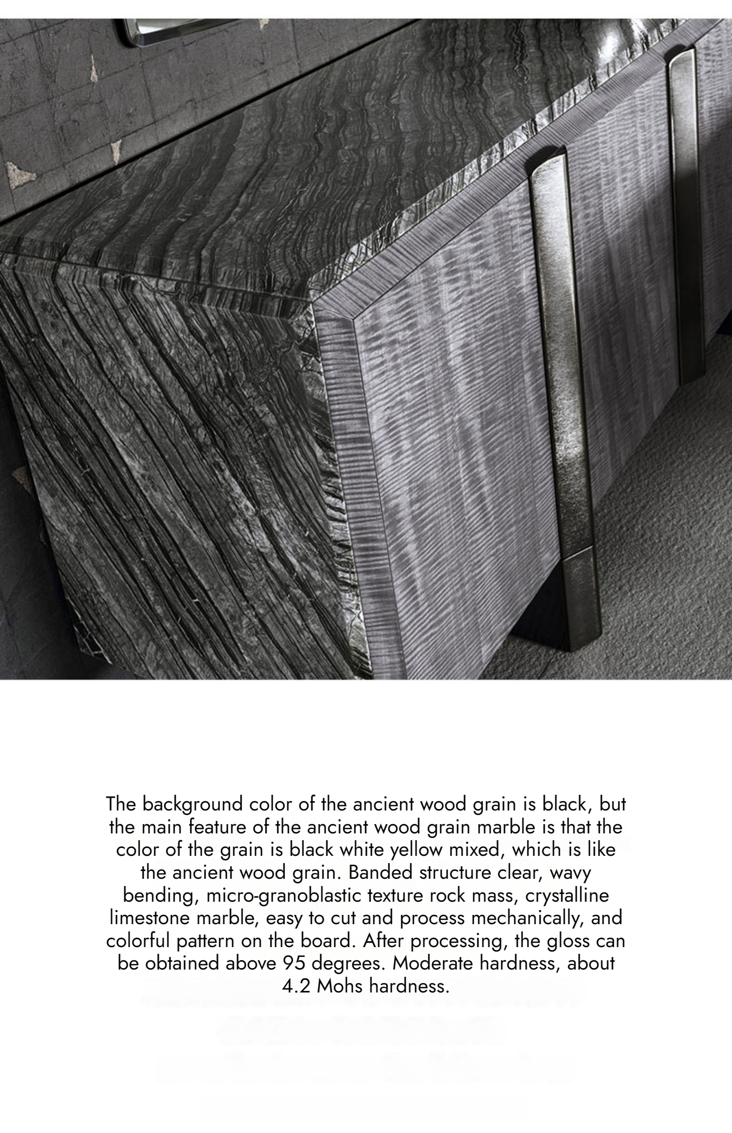 BUNISE Marble Sideboard Tall Cabinet BG1221 产品图片